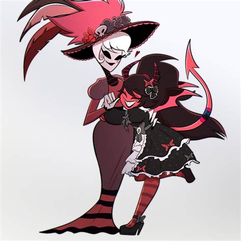 Hazbin hotel giving rosie a hug by kokomi9959 on DeviantArt