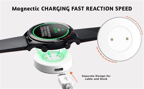 Zitel® Charging Magnetic Dock Compatible with Honor Watch GS Pro - USB ...