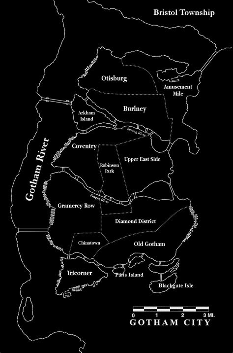 Gotham City Map by kevitom on DeviantArt