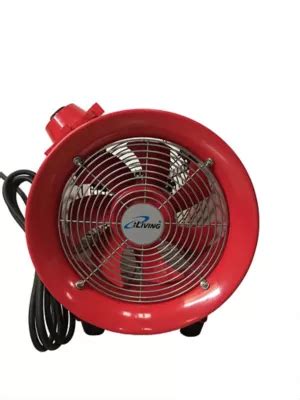 iLIVING 10 in. Explosion Proof Ventilation Fan, 350W, 1943 Cfm, Red ...