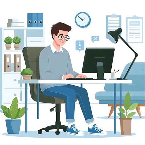 Image of Someone Working On a Computer 的图像结果