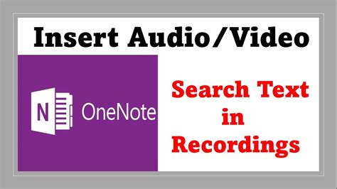 Image result for Recording in OneNote YouTube Video