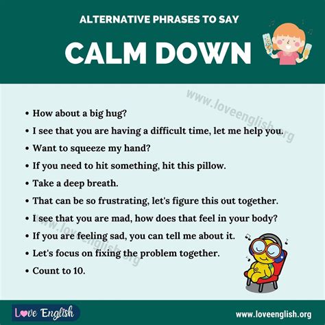 Calm Down: 32 Creative Ways of Saying "Calm Down" in English - Love English