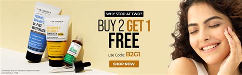 Buy 2 Get 1 FREE on Skincare Products | B2G1 – Dr Sheth's