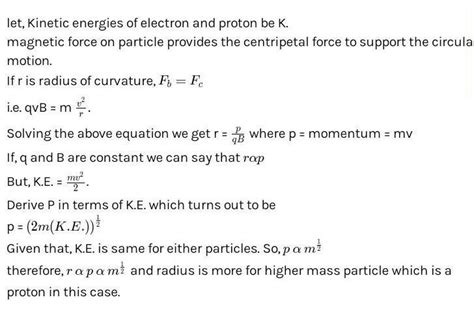 An electron and proton enters in a uniform magnetic field as shown in ...