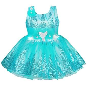 Buy Wish Karo Baby Girls Frocks Dress-(fe3176sb_Sea Blue_6-9mths) at ...