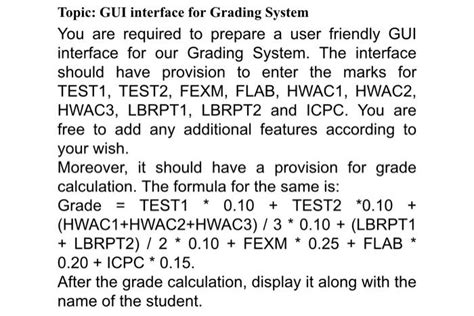 Image result for GUI Sample Exam Program Java