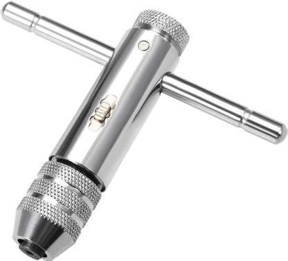 uptodatetools Adjustable T-Handle Ratchet Tap Wrench Kit M3-M8 Single ...