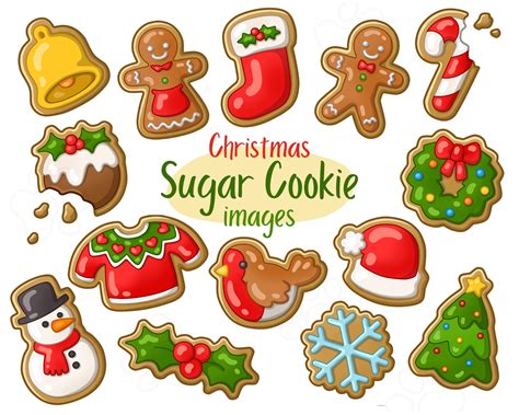 Christmas Sugar Cookies Clipart