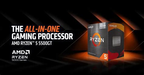Buy AMD Ryzen 5 5500GT AM4 Desktop Processor (4.4 GHz / 6 Cores / 12 ...