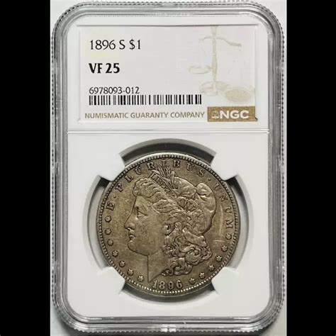1896-S Morgan Silver Dollar NGC VF-25 - Bob Paul Rare Coins