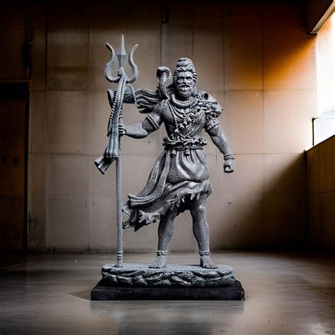 Buy SEVLIYA TRADERS Polyresin Shiv Ji Murti for Pooja Room Figurines ...