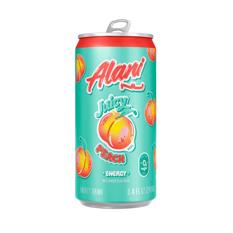 Alani Nu Sugar-Free Energy Drink, 8.4oz Juicy Peach-Pack Of 6 - Walmart.com