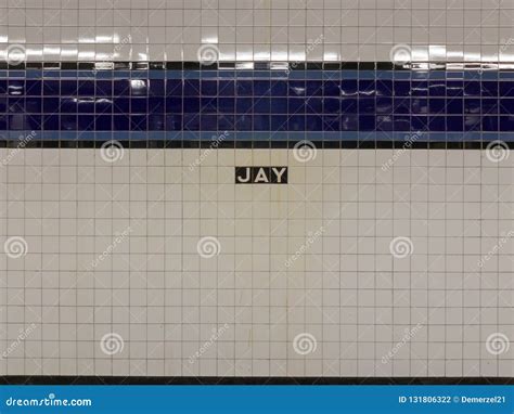 Jay Street Metrotech Subway Station in Brooklyn, New York Along the F ...