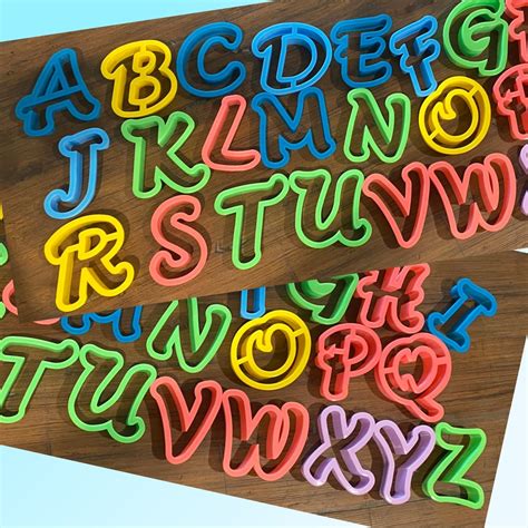 Alphabet Cookie Cutters - Etsy