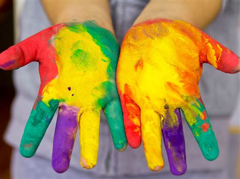 Kids Finger Painting