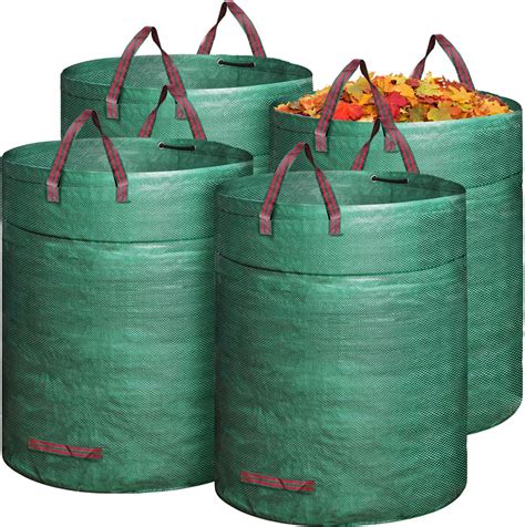 Amazon.com : Mozziibazy 72 Gallon Reusable Yard Waste Bags, Extra Large ...
