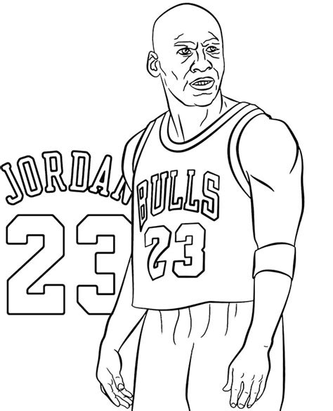 Basketball Coloring Pages Nba Players
