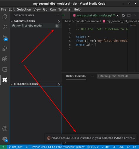 DBT Power User Vscode 的图像结果