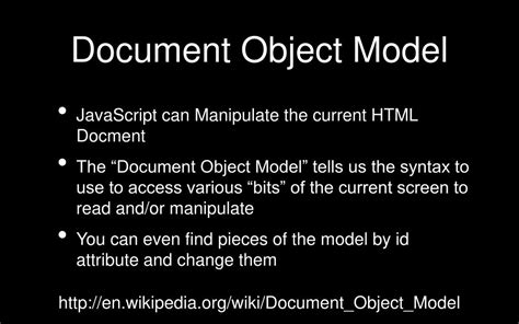 Image result for Word Object Model JavaScript