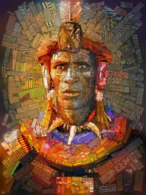 Digital artist embodies African culture through magnificent mosaic ...
