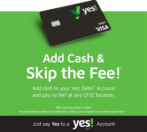 Yes! Debit™ | Personal Services | CFSC