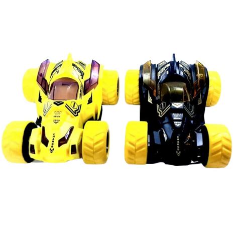 Techno Toys Push and Go Stunt Racing Toy Car (Pack of 2 ) — Toycra