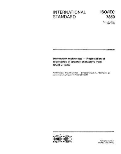 ISO/IEC 7350:1991, Information technology - Registration of repertoires ...