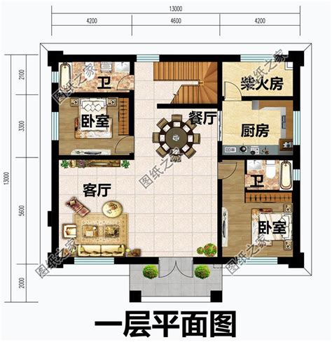 13米×13米房屋设计图,13x13米房屋设计图 - 伤感说说吧