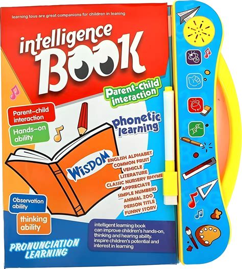 Toybot Interactive Children Book - Sound Book with Numbers, Letters ...