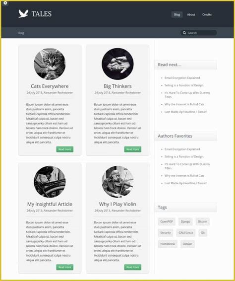 Image result for Bootstrap Blog Template Free