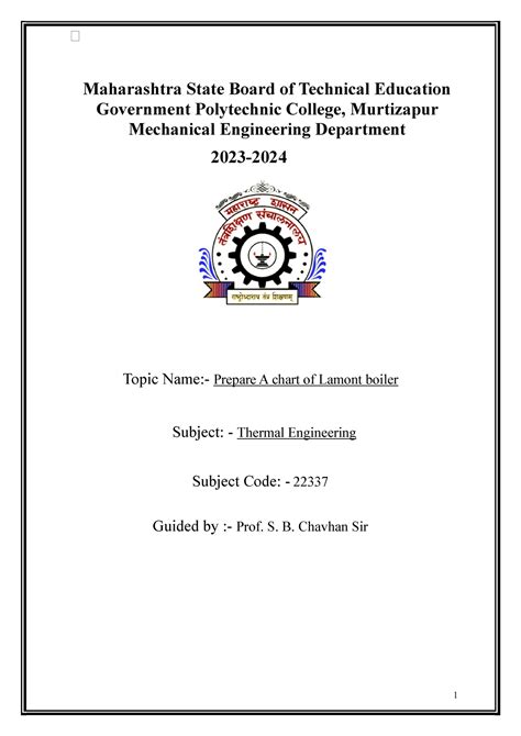Thermal MP ME3I - Maharashtra State Board of Technical Education ...
