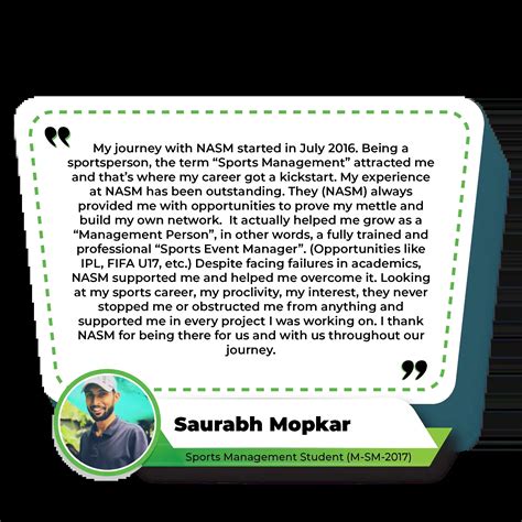 Student Testimonials - NASM