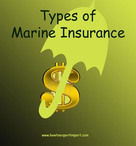 TYPES OF MARINE INSURANCE POLICIES