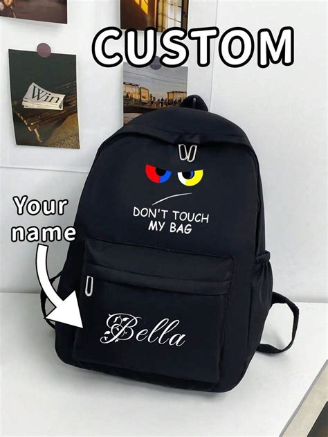 Customizable Gym Backpack With Personalized Name Or Holiday Message. A ...