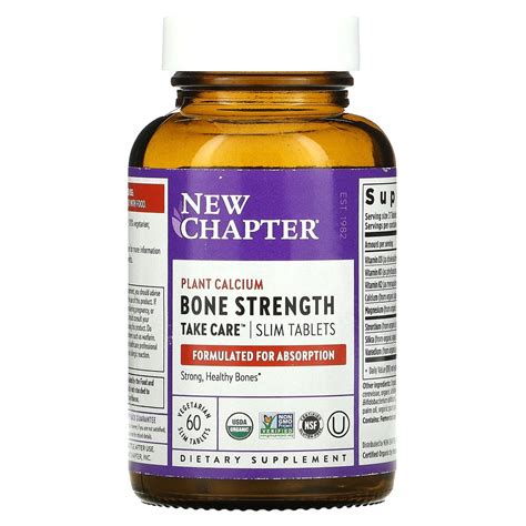 New Chapter, Bone Strength Take Care, 60 Tablets - 727783004079 ...