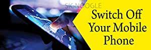 SIGNOOGLE Switch Off Mobile Sign Sticker Wall Medical Collage Hospital ...