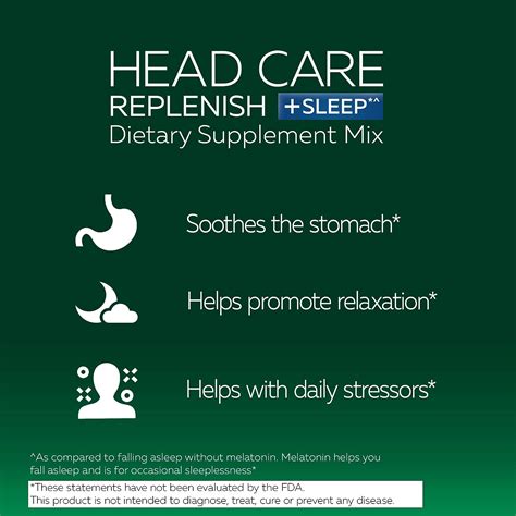 Buy Head Care Replenish Plus Sleep From Excedrin Dietary Supplement for ...