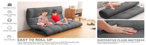Deevine Craft Quilt Cotton Floor Bed Mattress, Foldable,Rollable ...