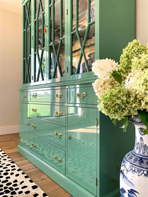 Green china cabinet – Artofit