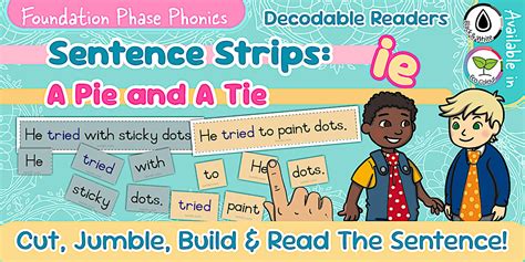 FP Phonics -ie Decodable Reader - Sentence Strips