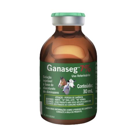 Ganaseg 7% 30 mL - Elanco - Kajavet Farmácia Veterinária