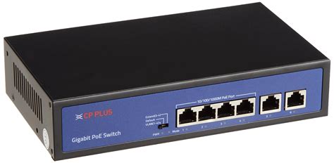 CP Plus 4 Port Giga PoE Switch (CP-DNW-GPU4G2-48) – Plush Technologies