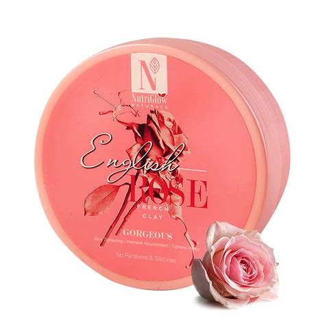 NutriGlow Natural's English Rose French Clay | Skin Tightening ...