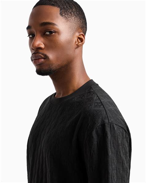 Men's Half Sleeves AX Monogram T-shirt