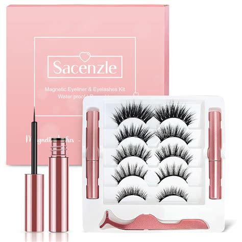 Magnetic Eyelashes, Pair of 5 Magnetic Eye Lashes 2 Tubes of Magnetic ...