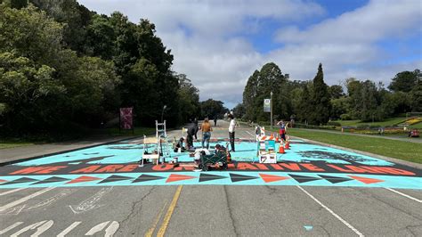 Ahead of crucial vote, JFK Drive gets murals and more - Axios San Francisco