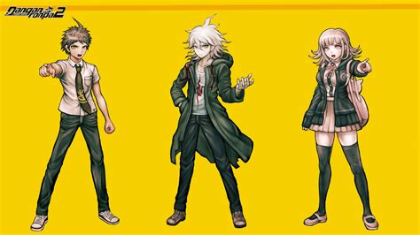 Download free Danganronpa2 Character Standees Wallpaper - MrWallpaper.com