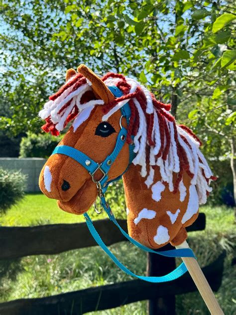 Hobby Horse A4 or A3 With Detachable Stick. Sorrel With White Spots. - Etsy