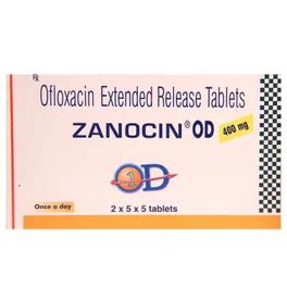 Zanocin OD 400 mg Tablet | Uses, Side Effects, Price | Apollo Pharmacy
